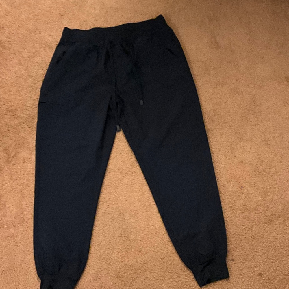Scrub Navy Drawstring Jogger Pants